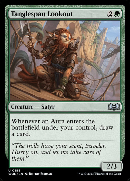 MTG Card Title: Tanglespan Lookout WOE/188