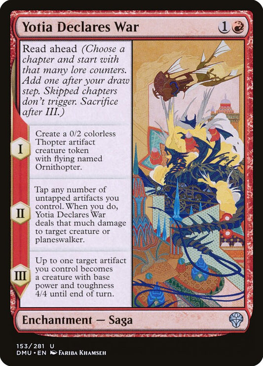 MTG Card Title: Yotia Declares War DMU/153