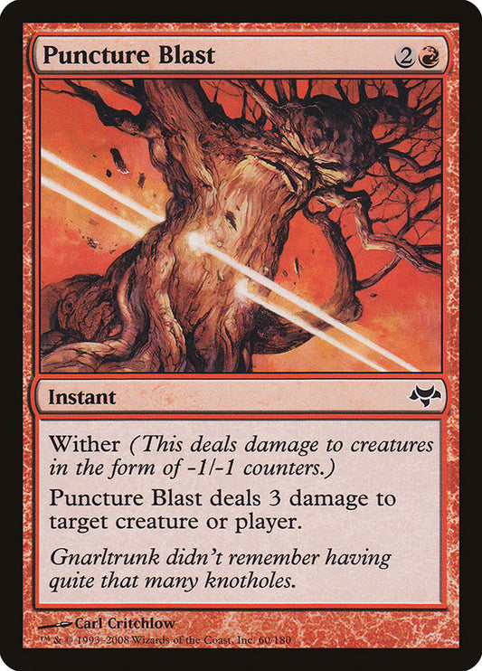 MTG Card Title: Puncture Blast EVE/60