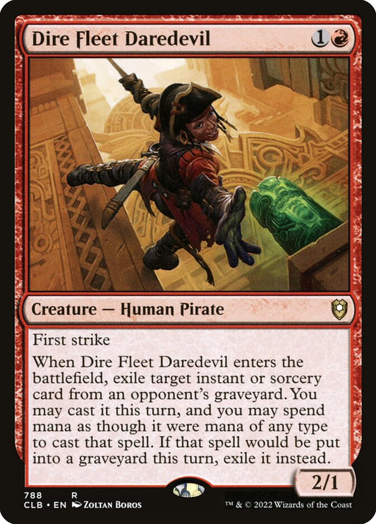 MTG Card Title: Dire Fleet Daredevil CLB/788