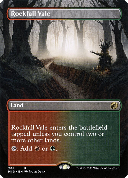 MTG Card Title: Rockfall Vale MID/284