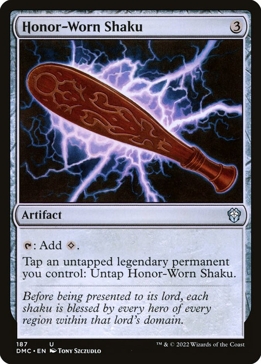 MTG Card Title: Honor-Worn Shaku DMC/187