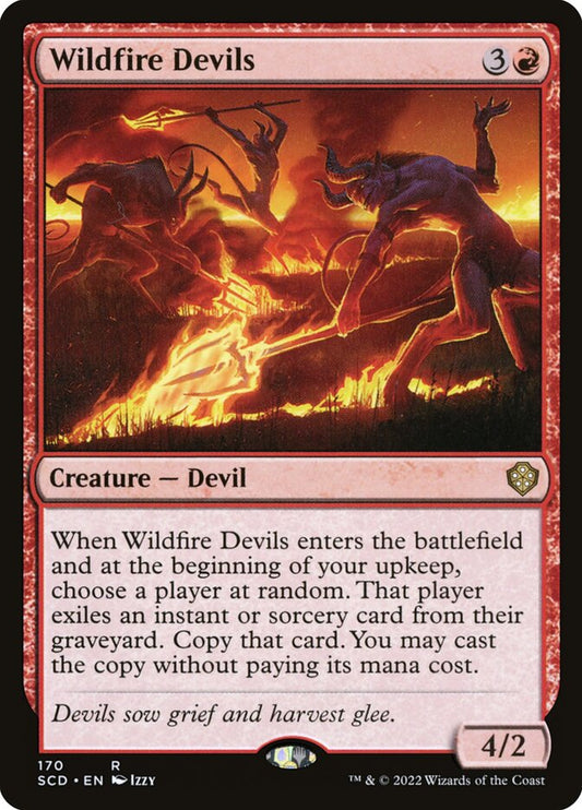 MTG Card Title: Wildfire Devils SCD/170