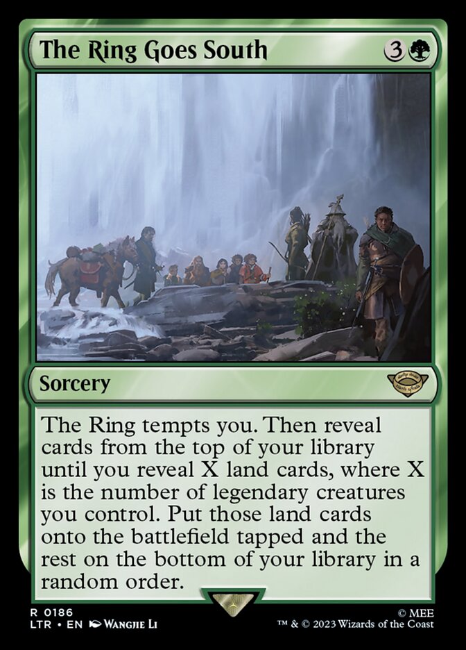 MTG Card Title: The Ring Goes South LTR/186