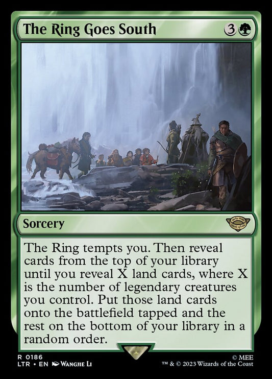 MTG Card Title: The Ring Goes South LTR/186