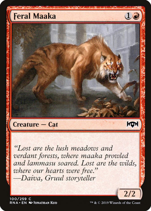 MTG Card Title: Feral Maaka RNA/100