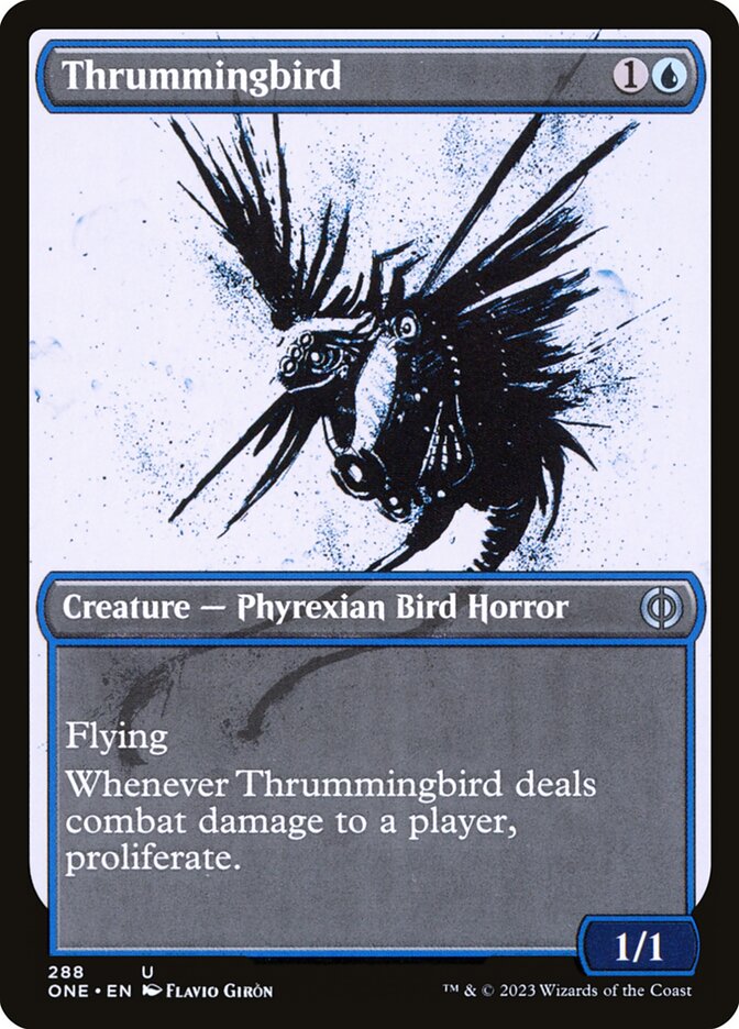 MTG Card Title: Thrummingbird ONE/288