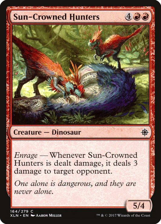 MTG Card Title: Sun-Crowned Hunters XLN/164