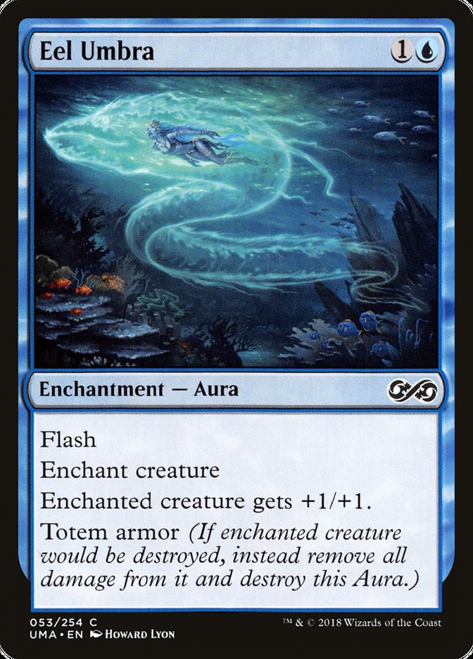 MTG Card Title: Eel Umbra UMA/53