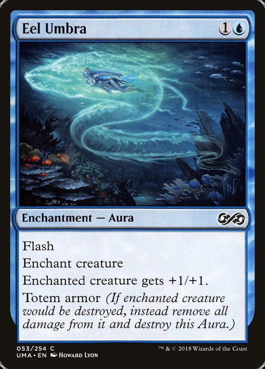 MTG Card Title: Eel Umbra UMA/53