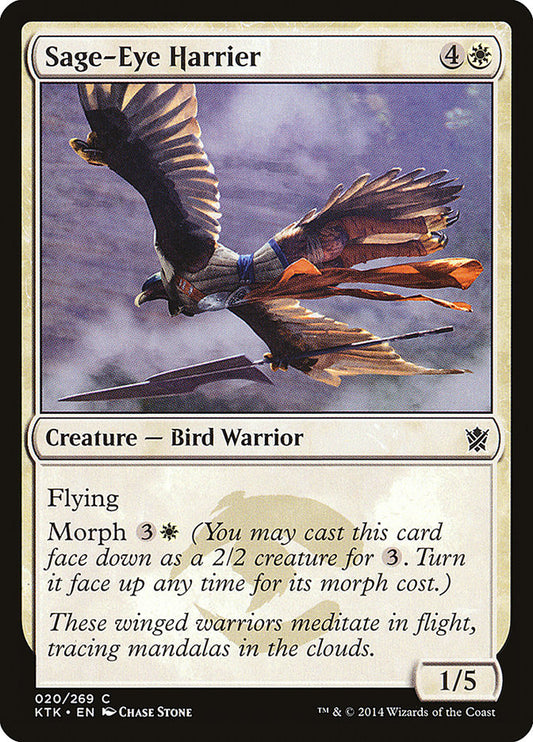MTG Card Title: Sage-Eye Harrier KTK/20