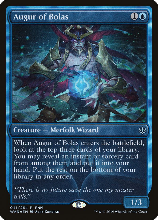 MTG Card Title: Augur of Bolas PWAR/41