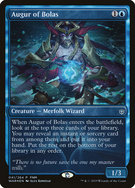 MTG Card Title: Augur of Bolas PWAR/41