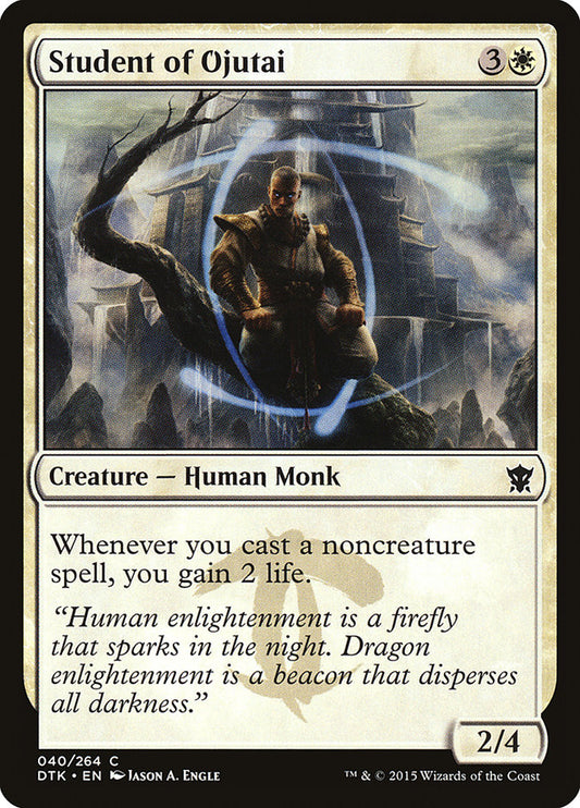 MTG Card Title: Student of Ojutai DTK/40