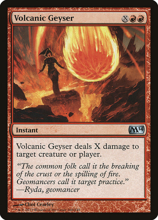 MTG Card Title: Volcanic Geyser M14/160