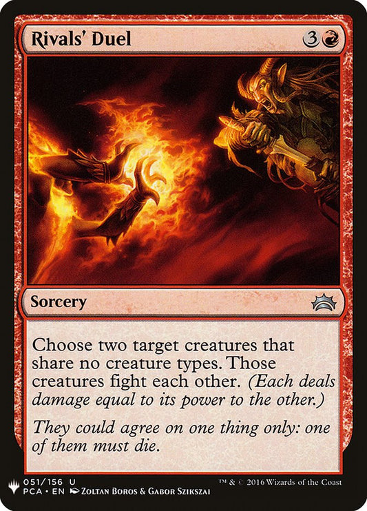 MTG Card Title: Rivals' Duel PLST/PCA-51