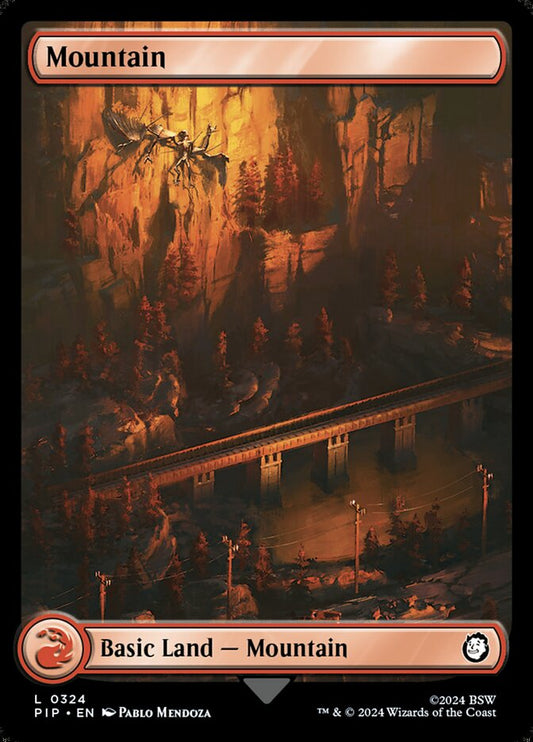 MTG Card Title: Mountain PIP/324