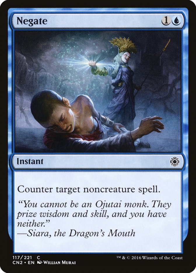 MTG Card Title: Negate CN2/117