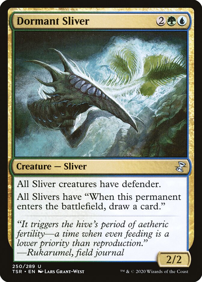 MTG Card Title: Dormant Sliver TSR/250