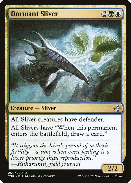 MTG Card Title: Dormant Sliver TSR/250