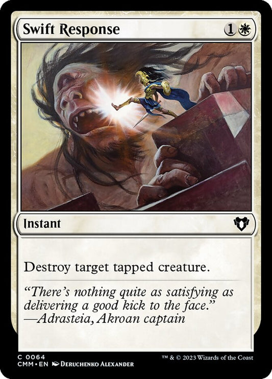 MTG Card Title: Swift Response CMM/64
