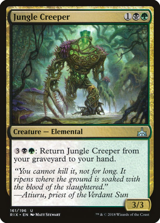 MTG Card Title: Jungle Creeper RIX/161