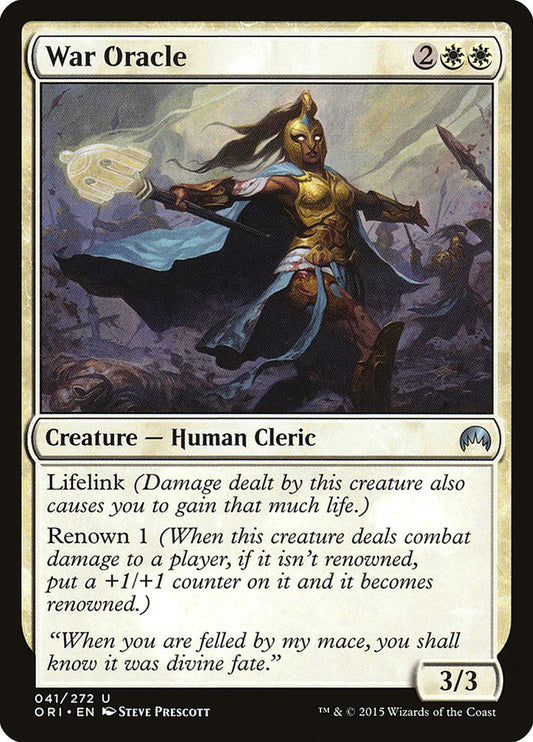 MTG Card Title: War Oracle ORI/41