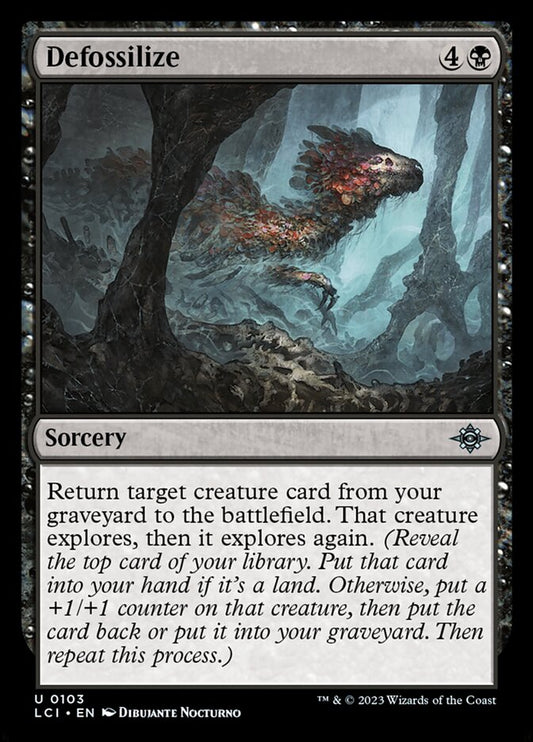 MTG Card Title: Defossilize LCI/103