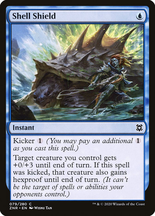 MTG Card Title: Shell Shield ZNR/79