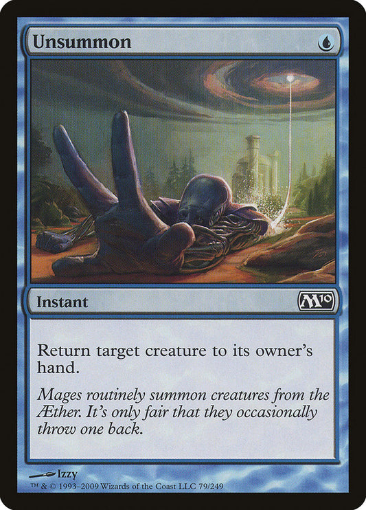 MTG Card Title: Unsummon M10/79