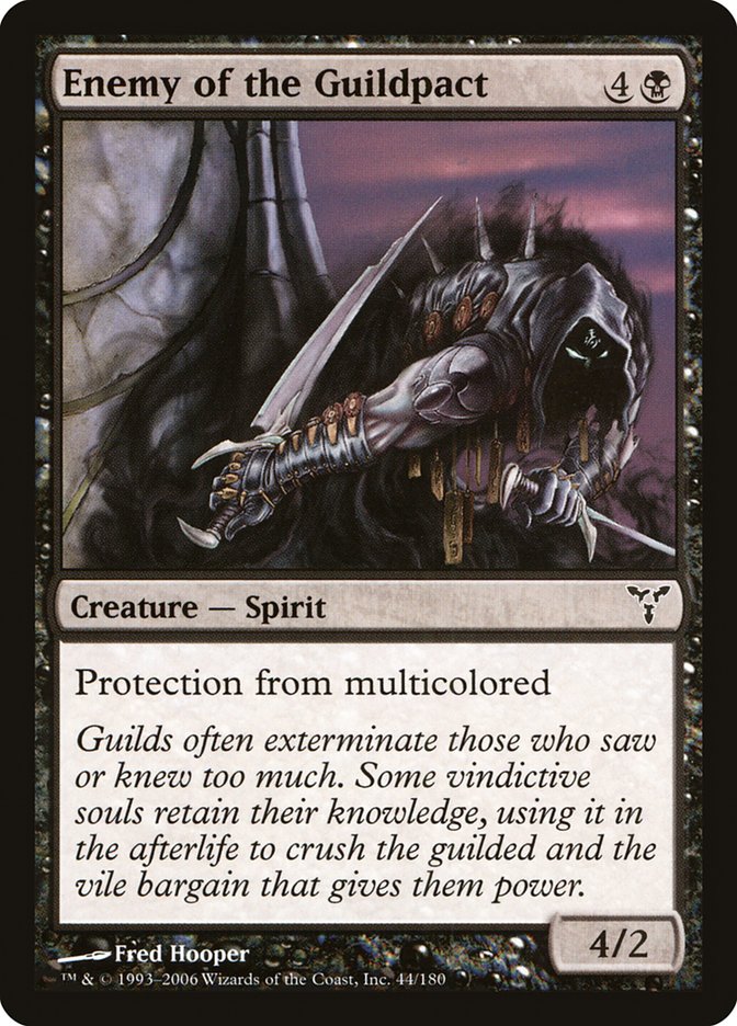 MTG Card Title: Enemy of the Guildpact DIS/44
