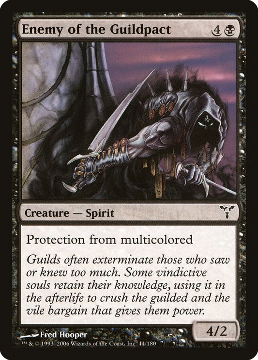 MTG Card Title: Enemy of the Guildpact DIS/44