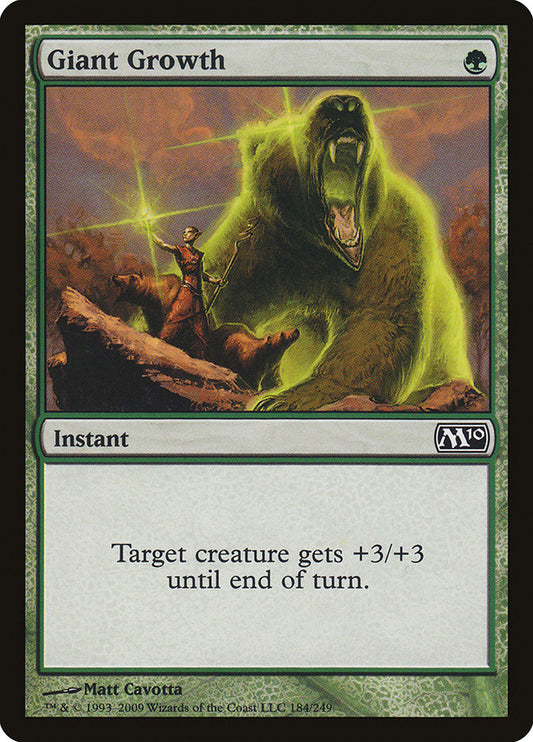 MTG Card Title: Giant Growth M10/184