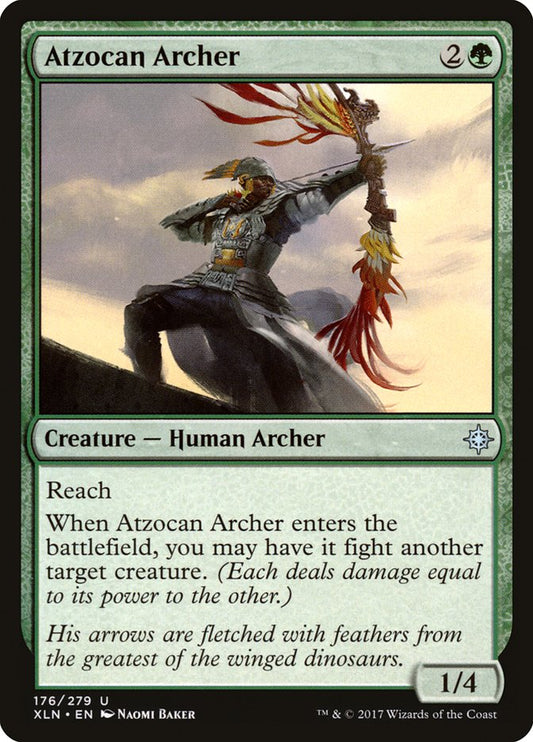 MTG Card Title: Atzocan Archer XLN/176
