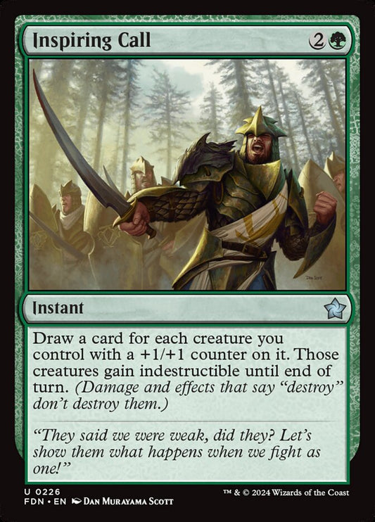 MTG Card Title: Inspiring Call FDN/226