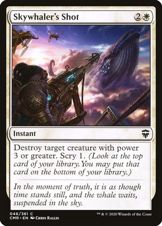 MTG Card Title: Skywhaler's Shot CMR/46