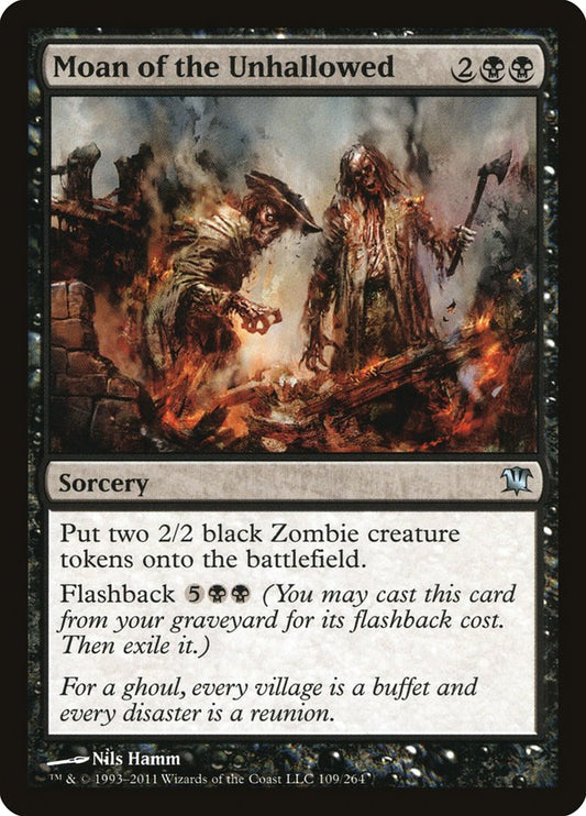 MTG Card Title: Moan of the Unhallowed ISD/109