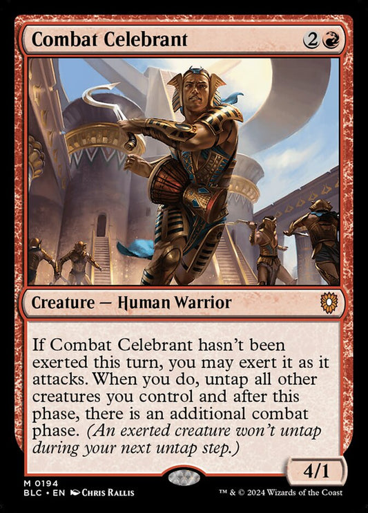 MTG Card Title: Combat Celebrant BLC/194