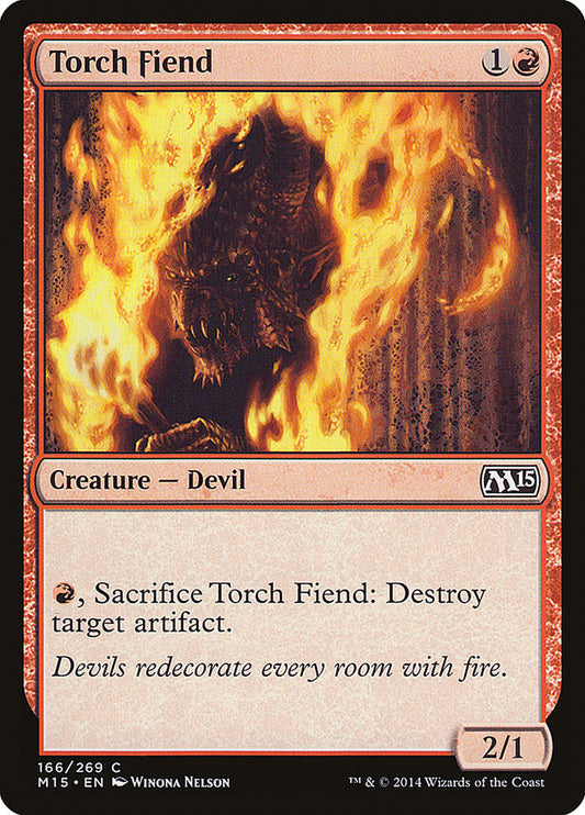 MTG Card Title: Torch Fiend M15/166