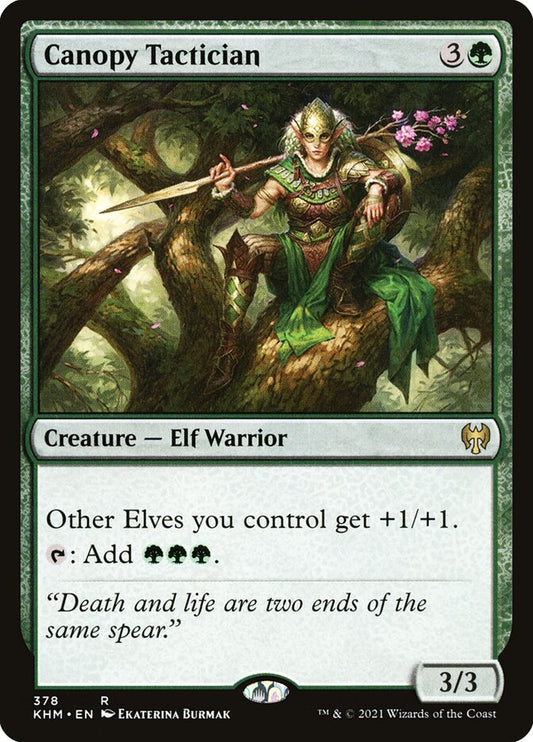 MTG Card Title: Canopy Tactician KHM/378