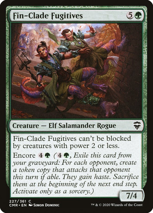 MTG Card Title: Fin-Clade Fugitives CMR/227