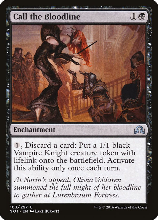 MTG Card Title: Call the Bloodline SOI/103