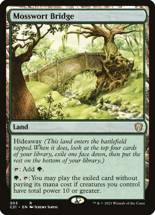 MTG Card Title: Mosswort Bridge C21/303