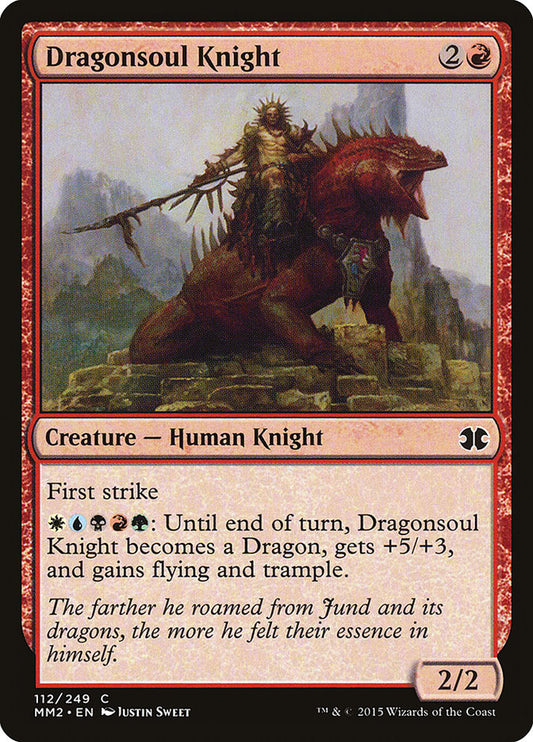 MTG Card Title: Dragonsoul Knight MM2/112
