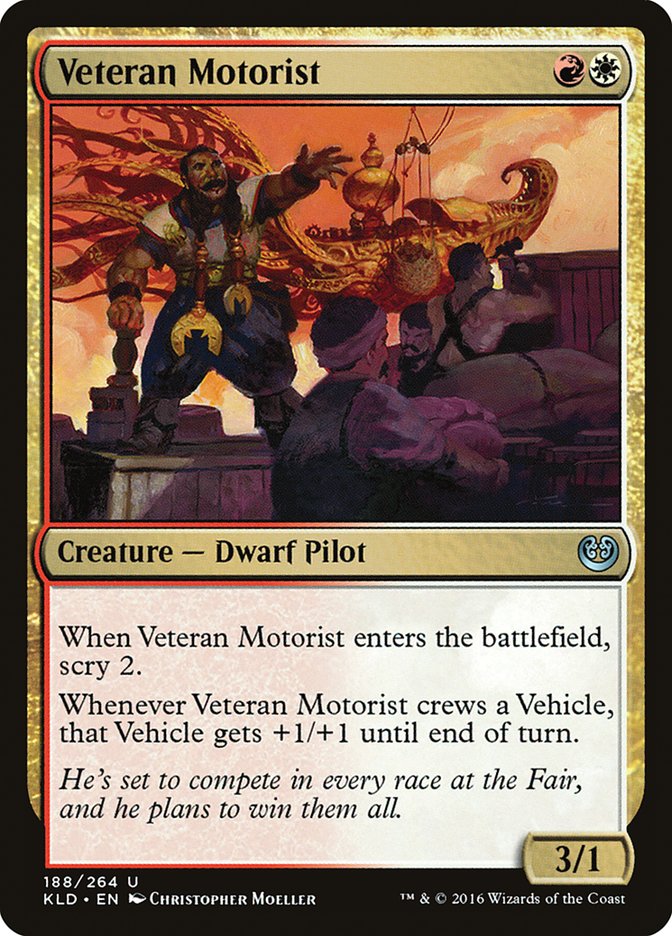 MTG Card Title: Veteran Motorist KLD/188
