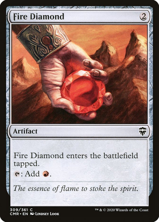 MTG Card Title: Fire Diamond CMR/309