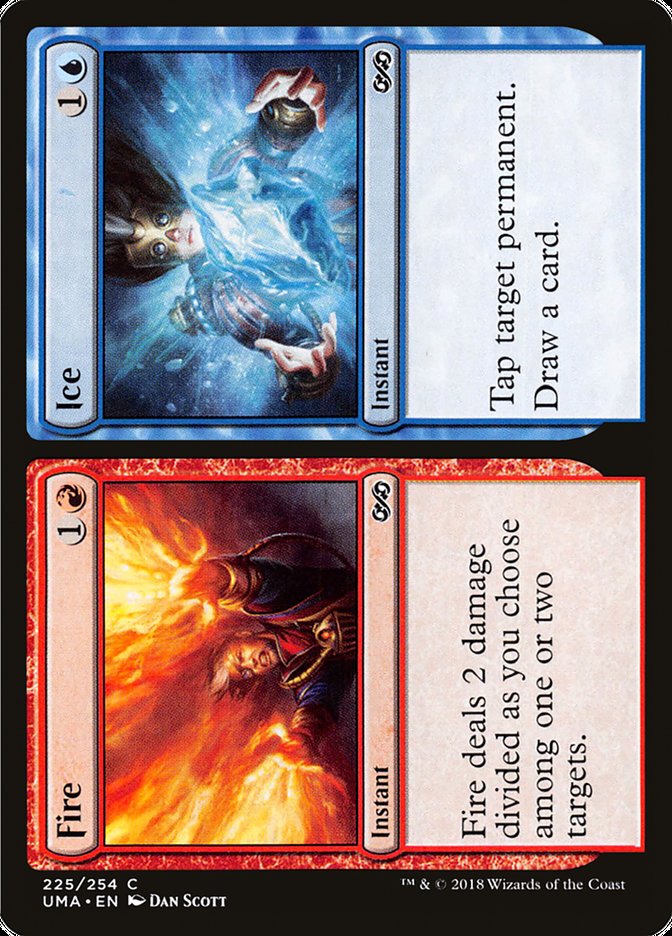 MTG Card Title: Fire // Ice UMA/225