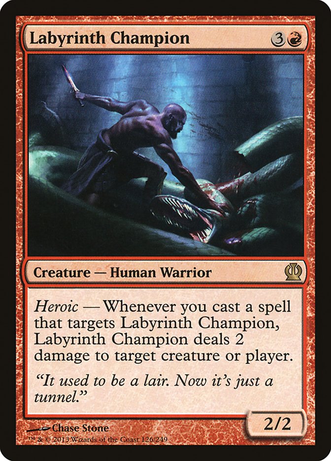 MTG Card Title: Labyrinth Champion THS/126