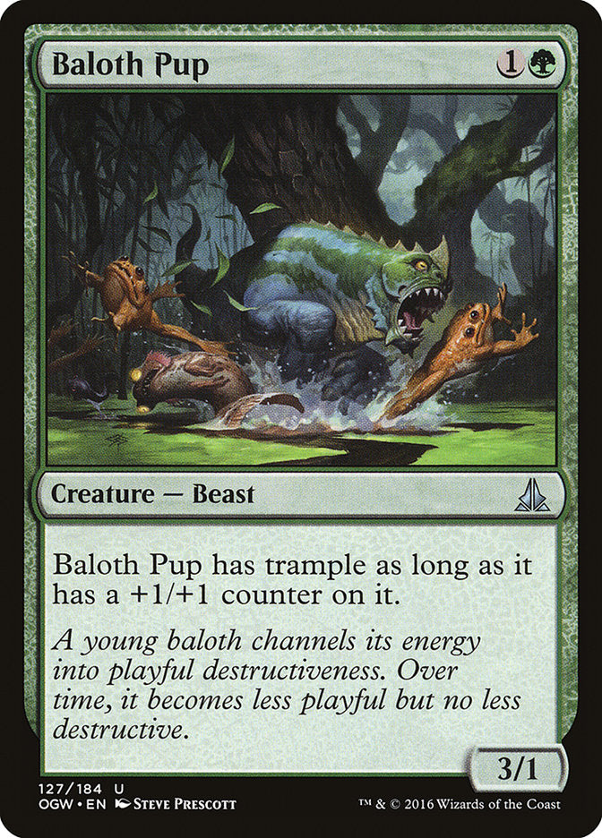 MTG Card Title: Baloth Pup OGW/127