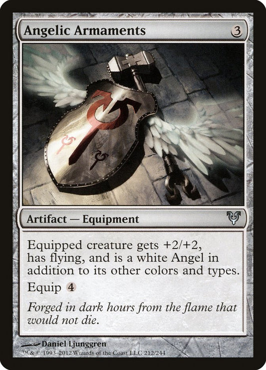 MTG Card Title: Angelic Armaments AVR/212